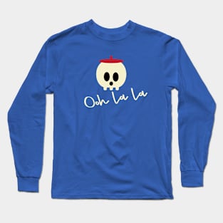 French skull – ooh la la Long Sleeve T-Shirt